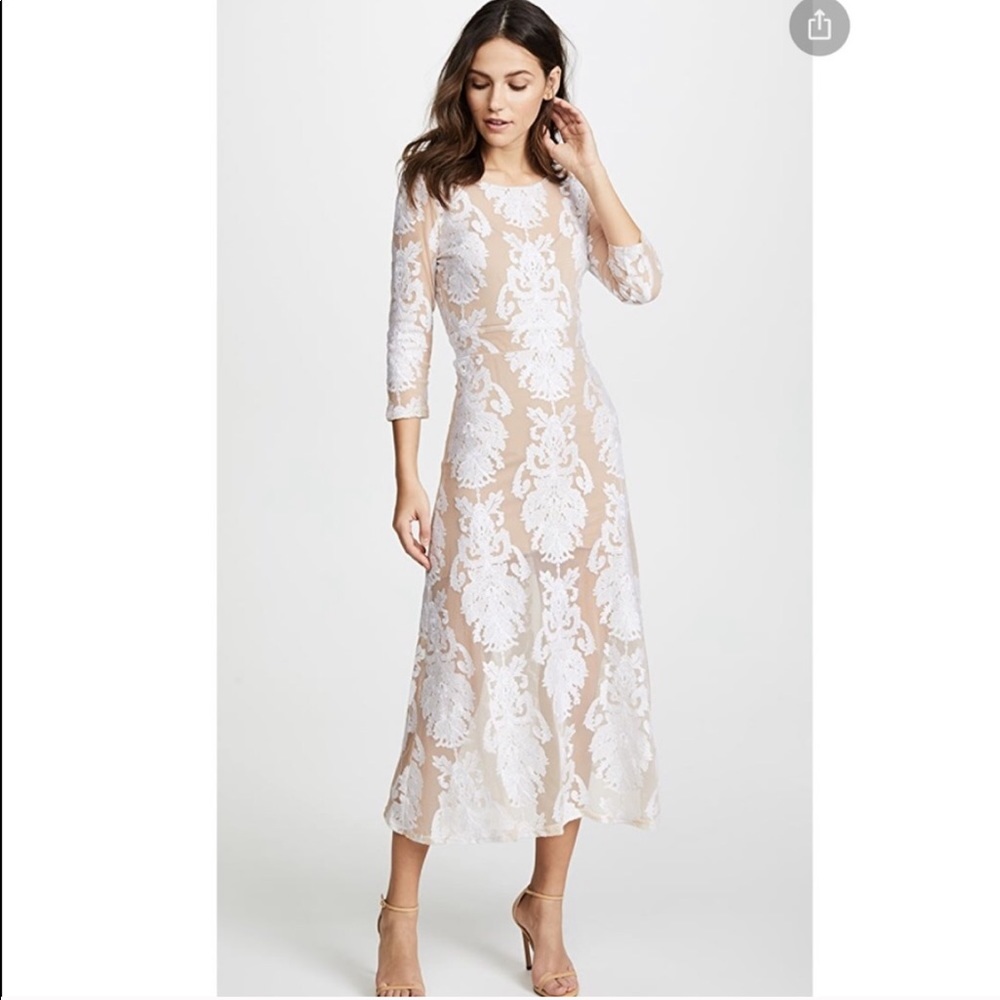 For Love and Lemons FL&L San Marcos Midi Dress S - Picture 3 of 15